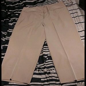 Cream Capri Slacks
